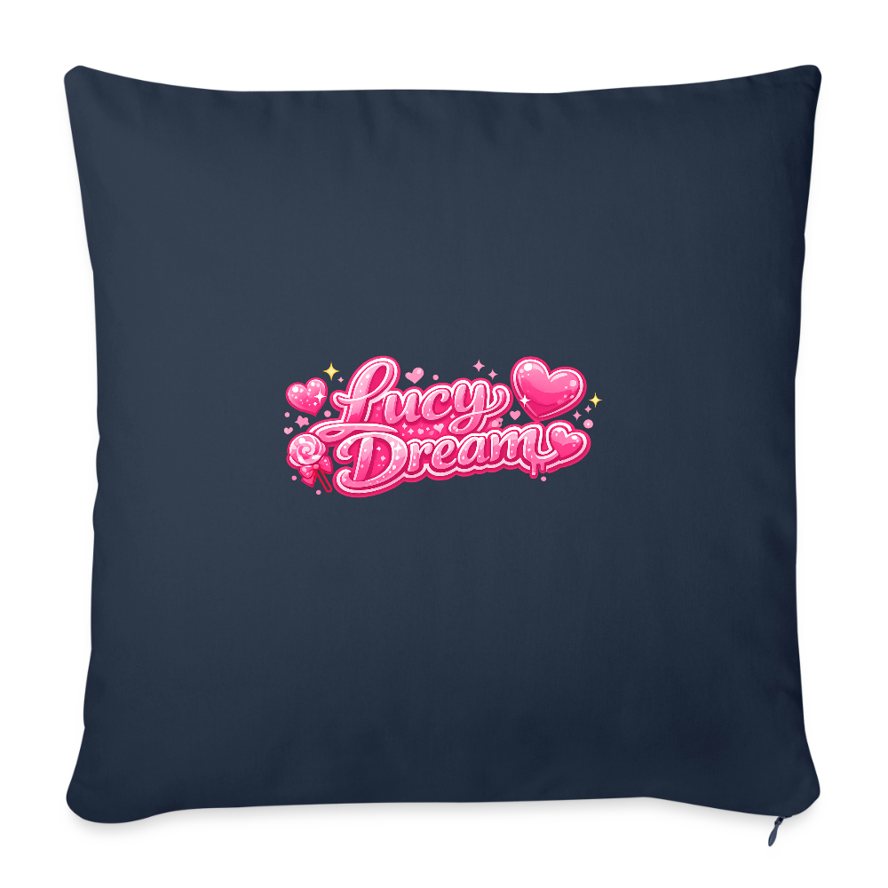 Sofa pillowcase 17,3'' x 17,3'' (45 x 45 cm) - navy