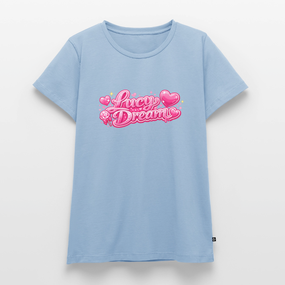 Lucy Dream Premium Fan T-Shirt für Damen - light blue