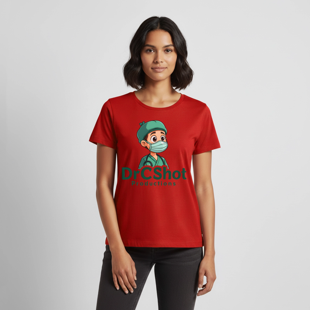 DrCShot Premium Fan T-Shirt (Frauen) - rot - red