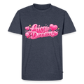 Lucy Dream Fan T-Shirt für Herren (Classic Fit) - jeansblau - heather denim
