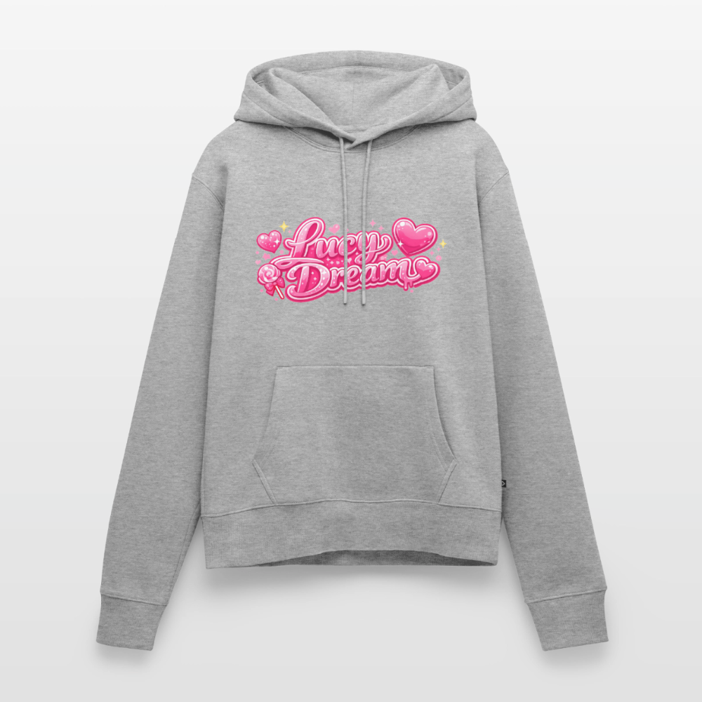 Lucy Dream Premium Fan Hoodie (Frauen) - grau meliert - heather grey