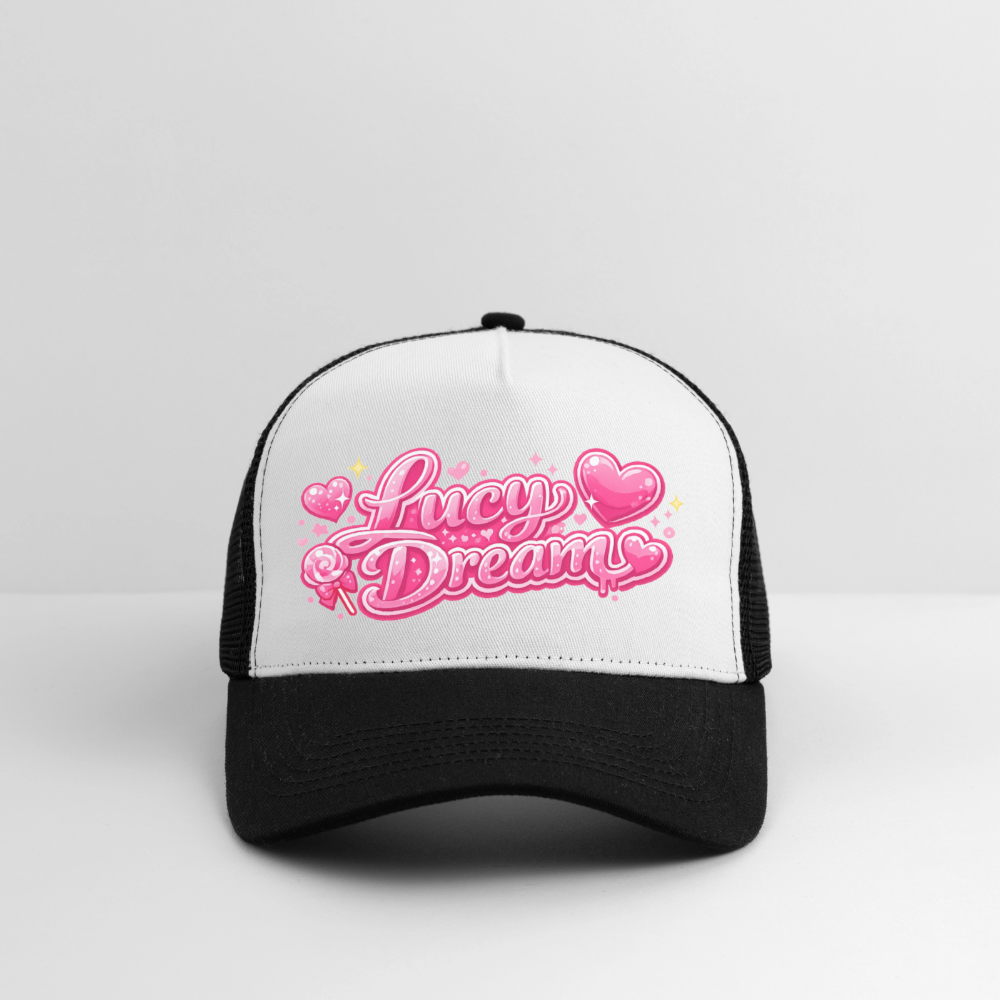Lucy Dream Fan Trucker Cap - weiß/schwarz - white/black