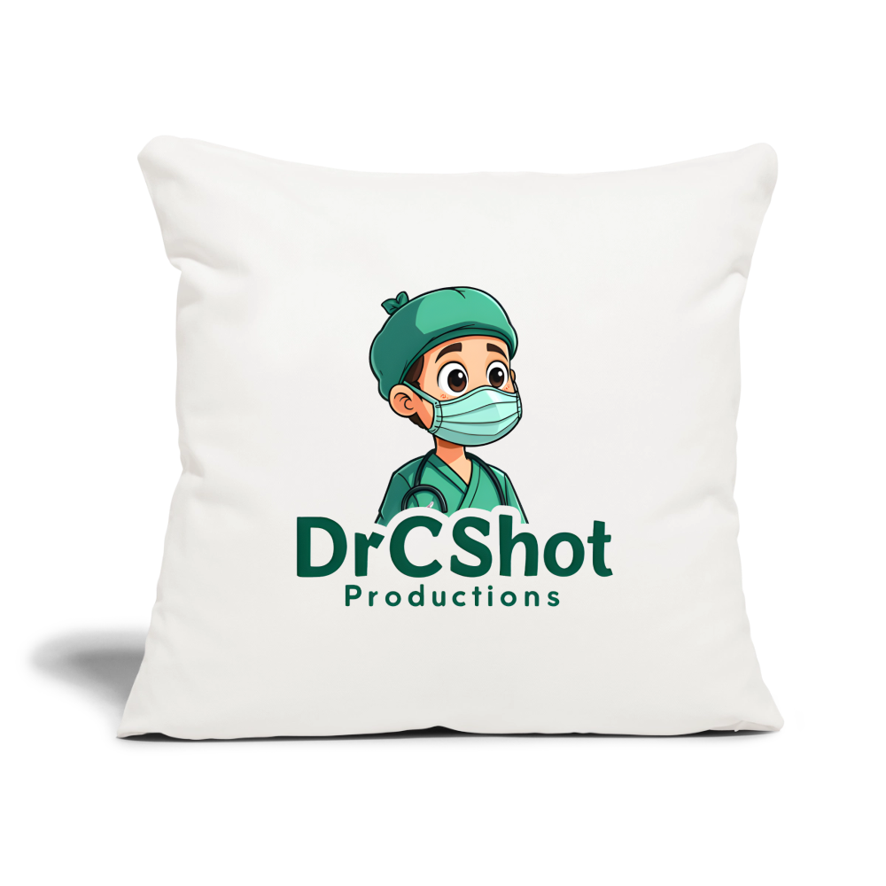 DrCShot Fan Kissenbezug (45x45 cm) - weiß - natural white
