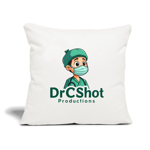 DrCShot Fan Kissenbezug (45x45 cm) - weiß - natural white