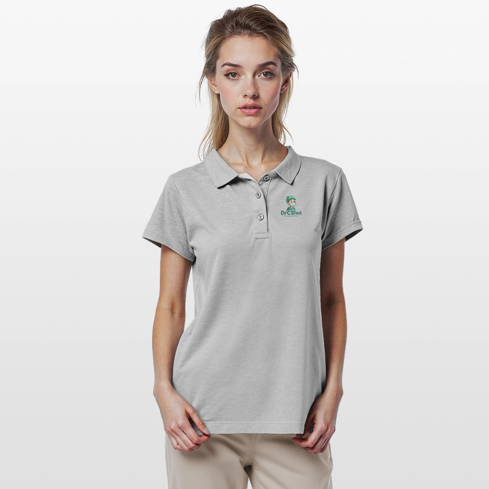 DrCShot Fan Polo-Shirt (Frauen) - grau meliert - heather grey