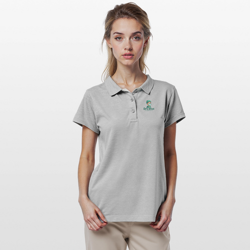 DrCShot Fan Polo-Shirt (Frauen) - grau meliert - heather grey