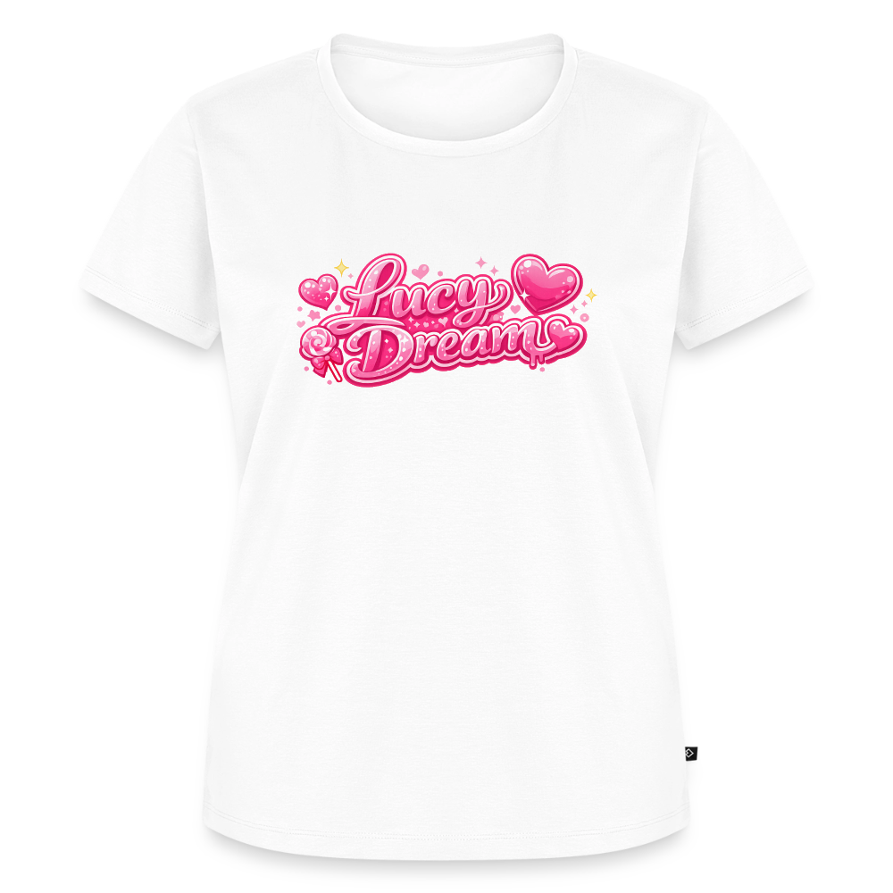 Lucy Dream Premium Fan T-Shirt (Frauen) - weiß - white