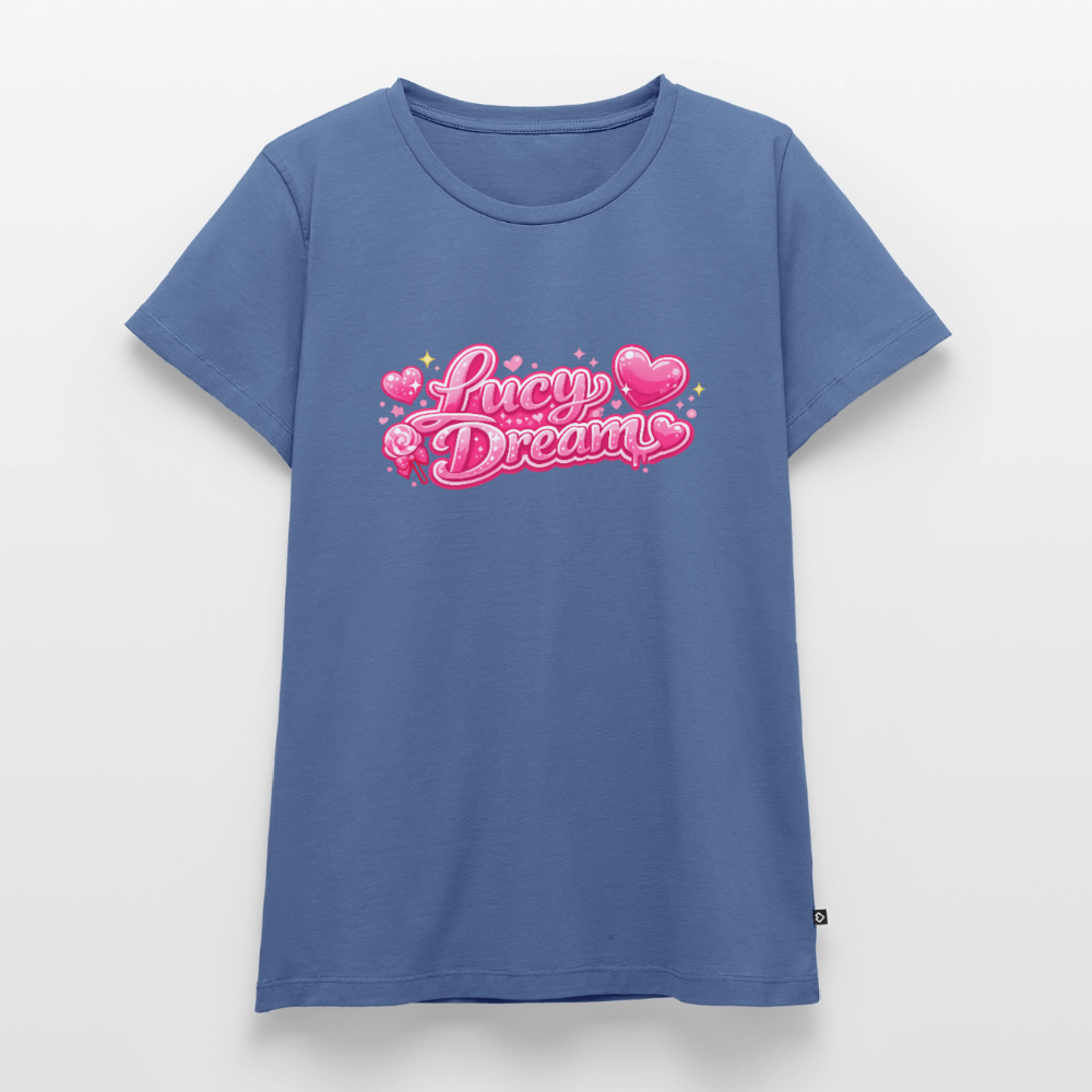 Lucy Dream Premium Fan T-Shirt für Damen - stone blue