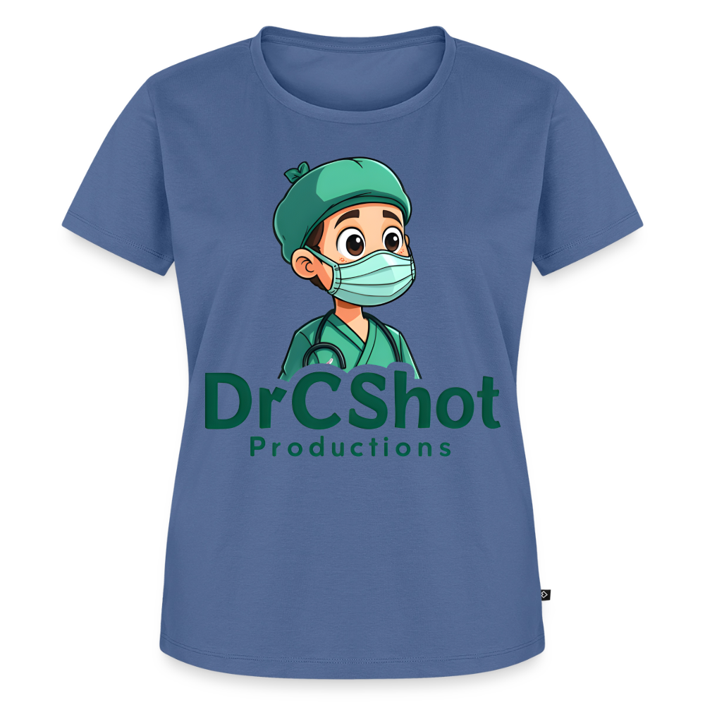 DrCShot Premium Fan T-Shirt (Frauen) - taubenblau - stone blue