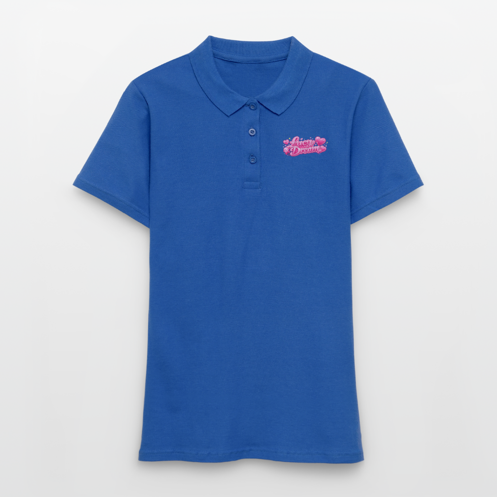 Lucy Dream Fan Polo-Shirt für Damen - royal blue
