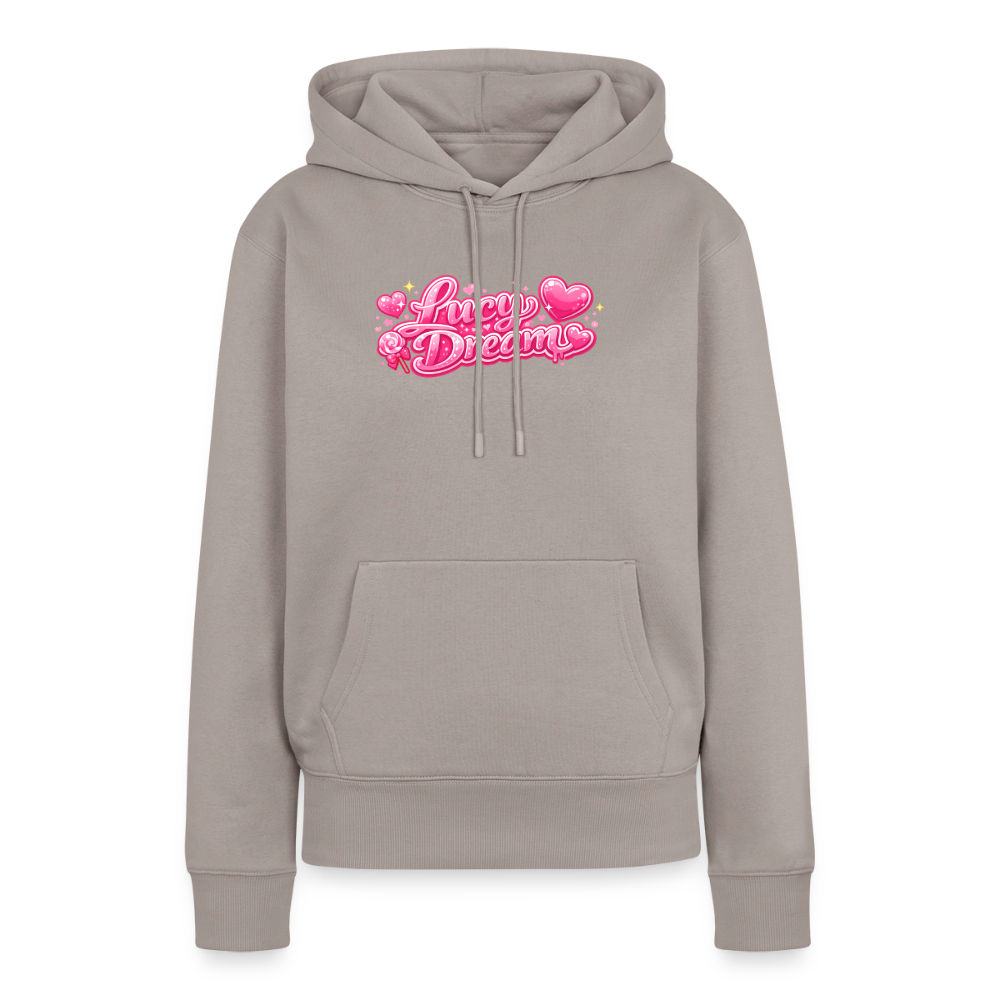 Lucy Dream Premium Fan Hoodie für Damen (Nachhaltig) - taupe