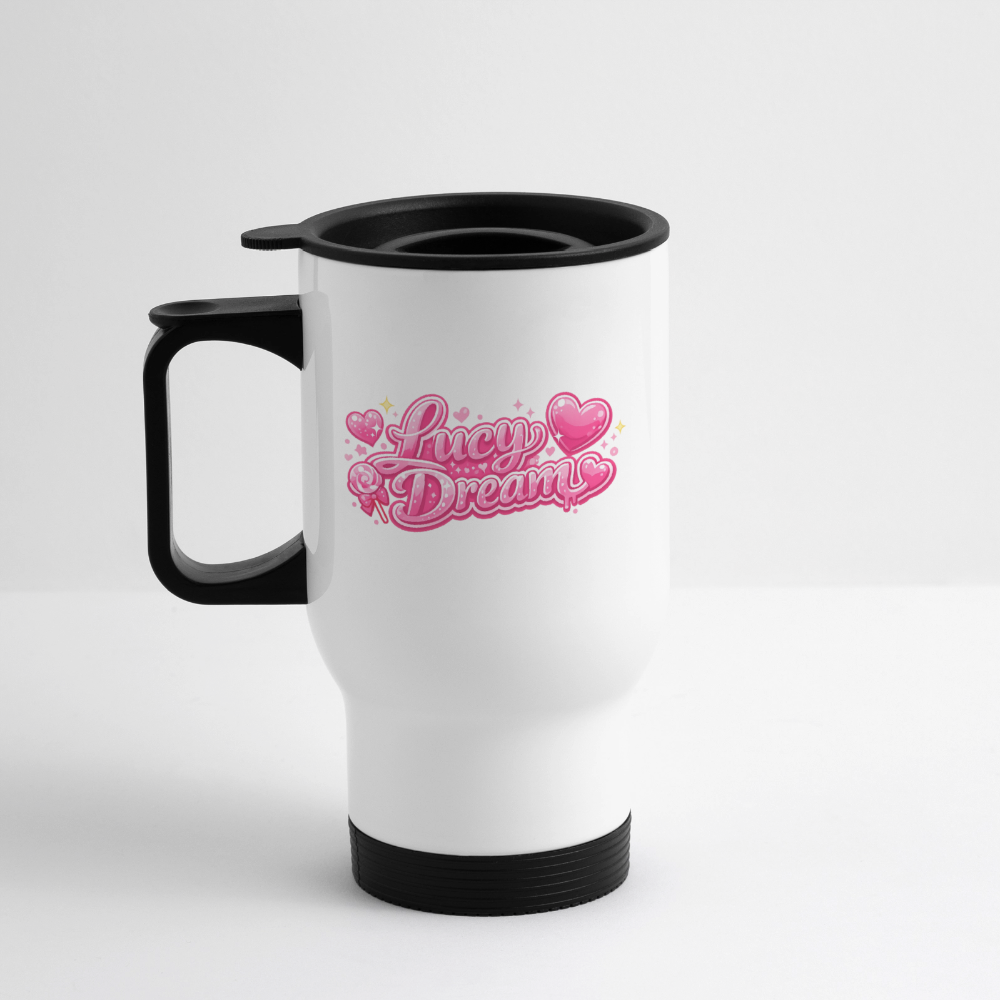 Lucy Dream - Fan Thermobecher - weiß - white