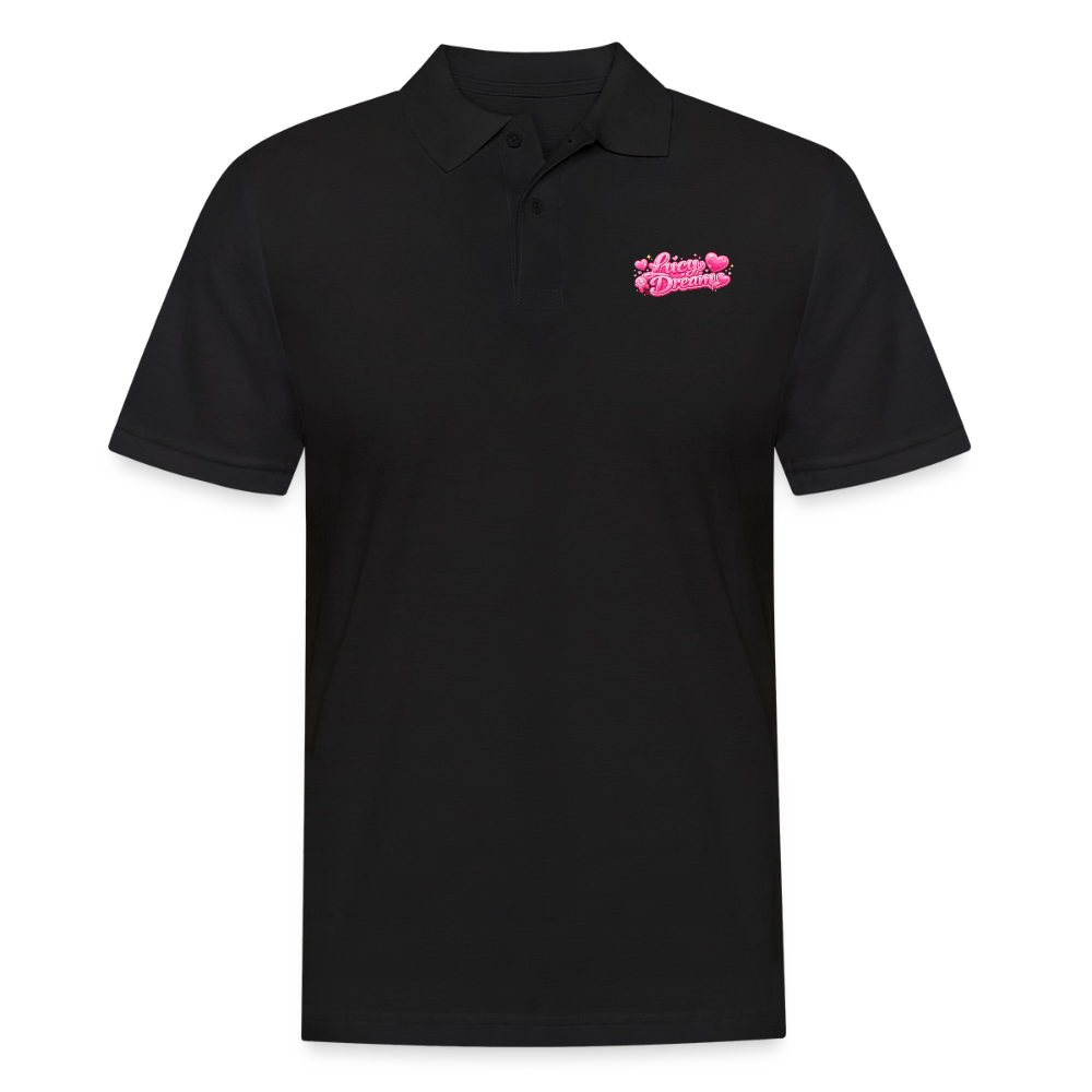 Lucy Dream Fan Polo-Shirt für Herren - black