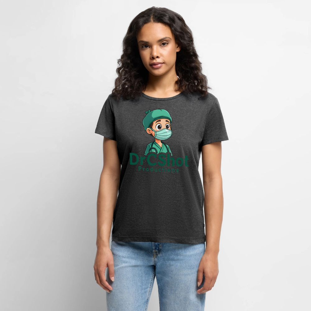 DrCShot Premium Fan T-Shirt (Frauen) - anthrazit meliert - heather anthracite
