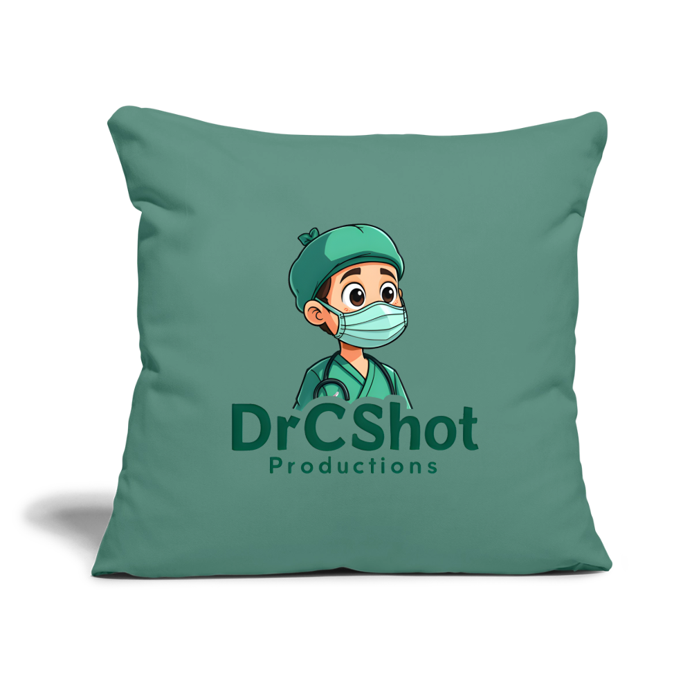 DrCShot Fan Kissenbezug (45x45 cm) - tannengrün - cypress green