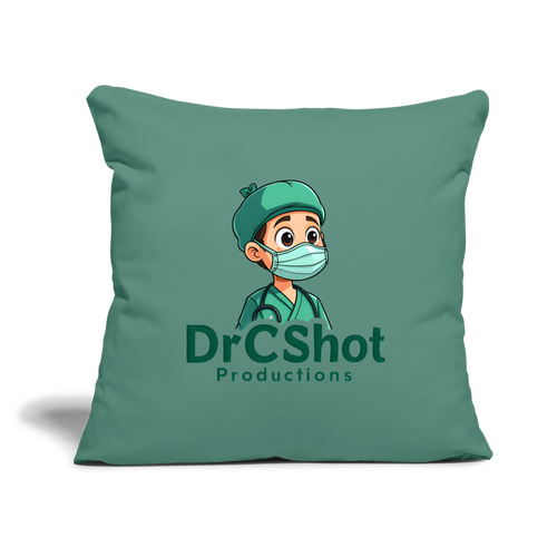 DrCShot Fan Kissenbezug (45x45 cm) - tannengrün - cypress green