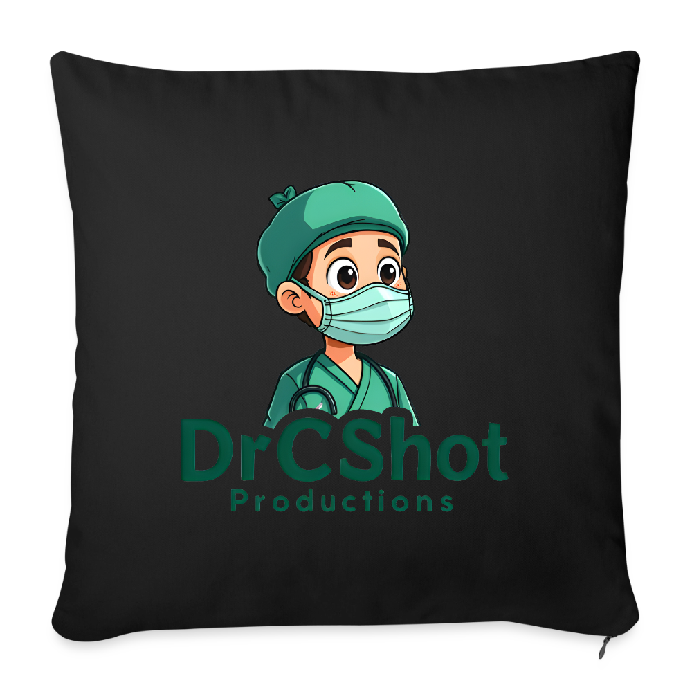 DrCShot Fan Kissenbezug (45x45 cm) - schwarz - black