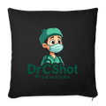 DrCShot Fan Kissenbezug (45x45 cm) - schwarz - black