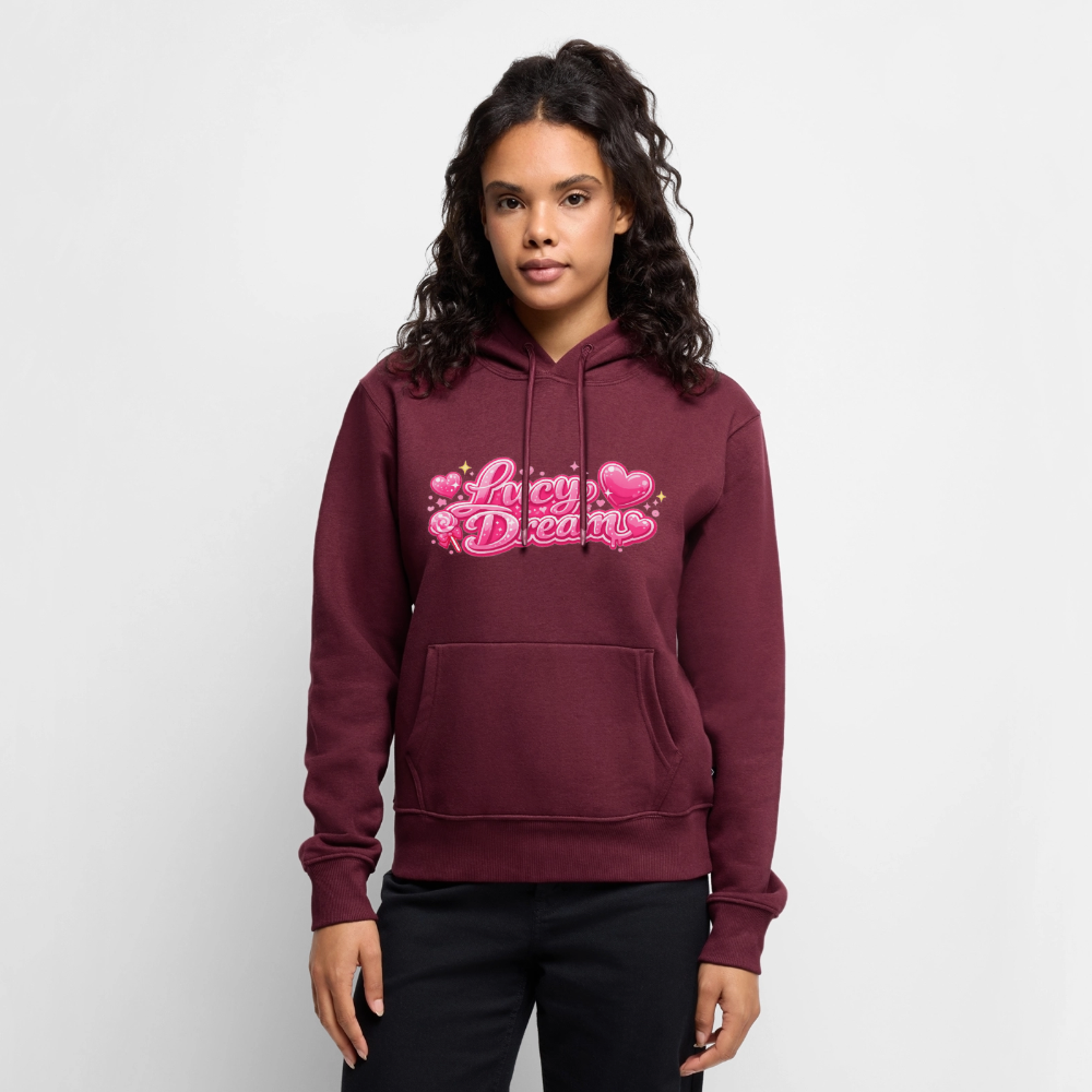 Lucy Dream Premium Fan Hoodie (Frauen) - burgunderrot - burgundy