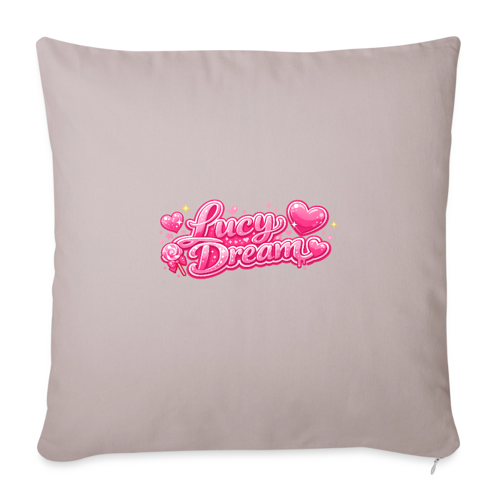Sofa pillowcase 17,3'' x 17,3'' (45 x 45 cm) - light taupe
