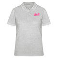 Lucy Dream Fan Polo-Shirt (Frauen) - grau meliert - heather grey