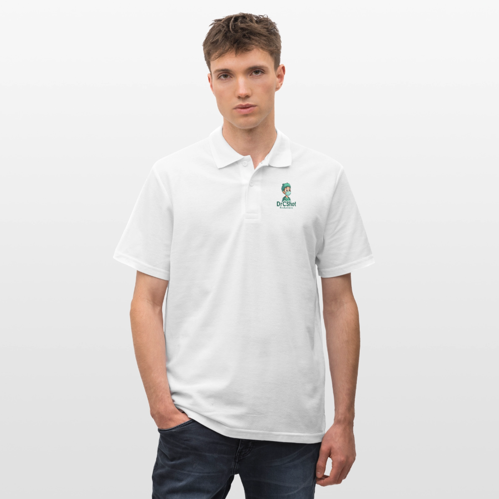 DrCShot Fan Polo-Shirt (Männer) - weiß - white