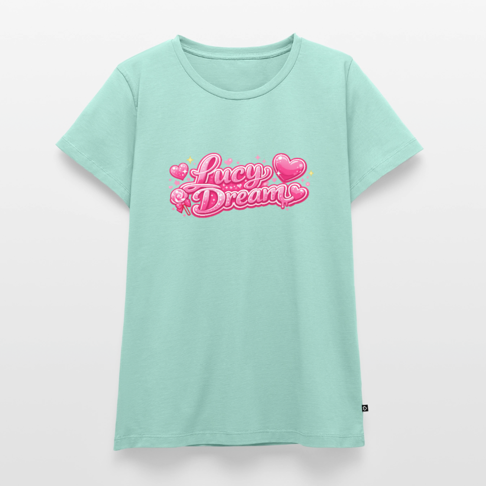 Lucy Dream Premium Fan T-Shirt für Damen - mint 