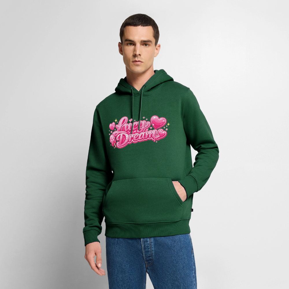 Lucy Dream Premium Fan Hoodie (Männer) - flaschengrün - bottle green