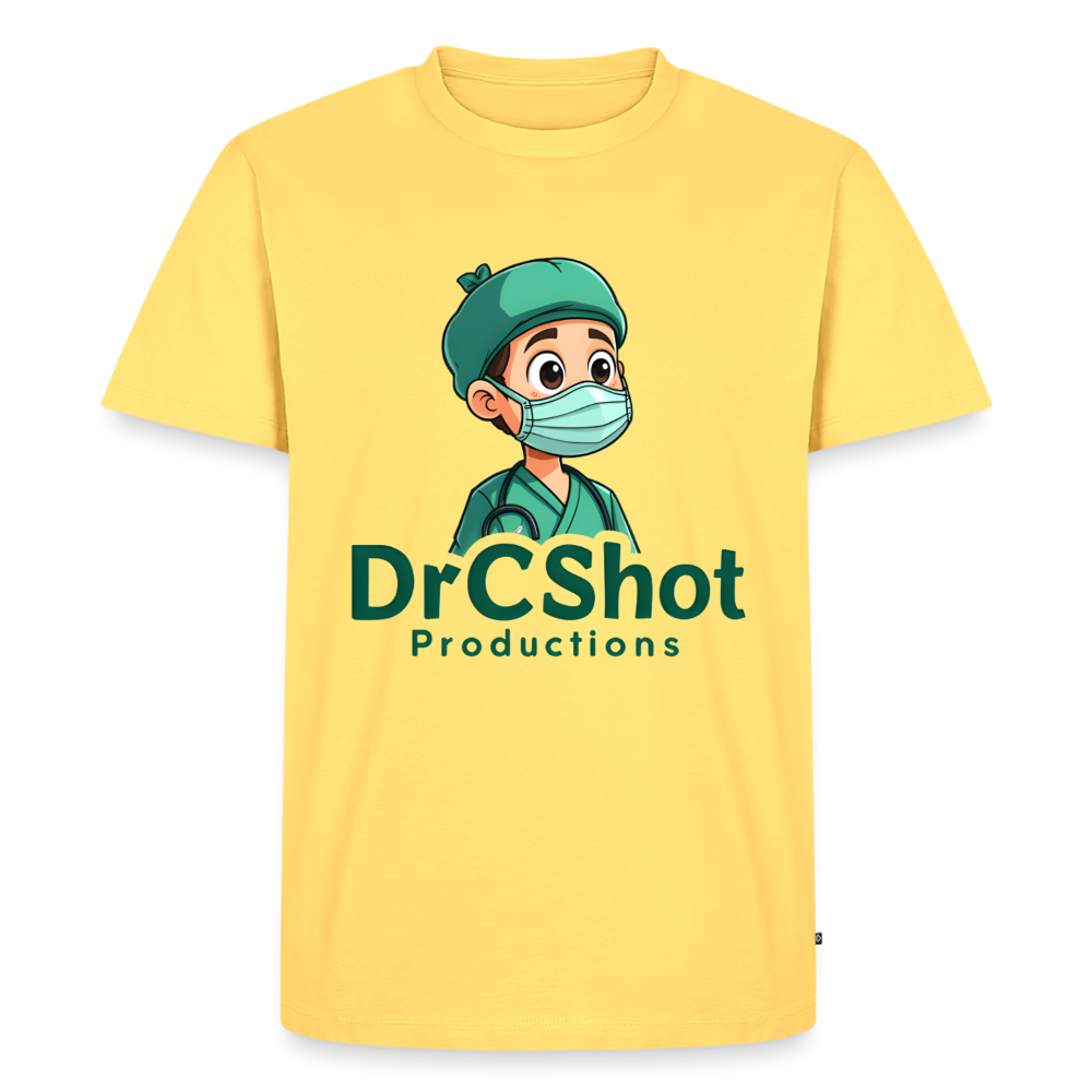 DrCShot Fan T-Shirt (Männer - Classic Fit) - gelb - sky yellow