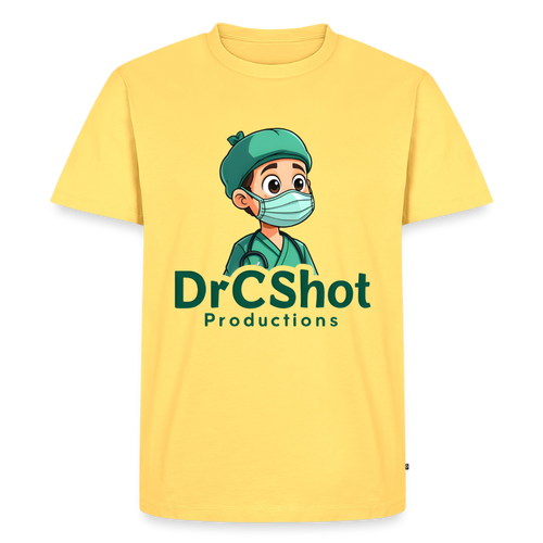 DrCShot Fan T-Shirt (Männer - Classic Fit) - gelb - sky yellow