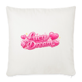 Lucy Dream Fan Kissenbezug (45x45 cm) - weiß - natural white
