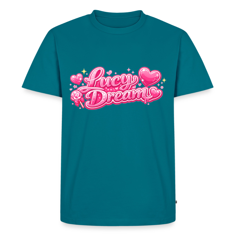Lucy Dream Fan T-Shirt für Herren (Classic Fit) - petrol - petrol