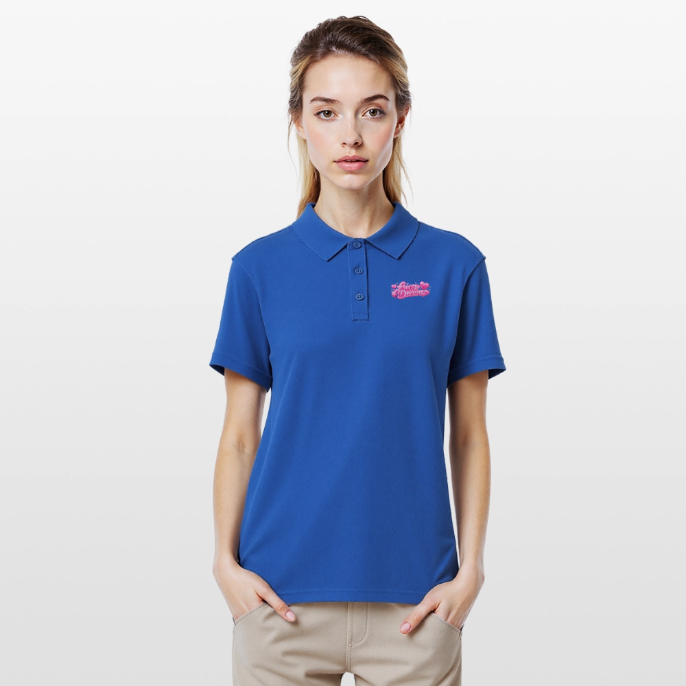 Lucy Dream Fan Polo-Shirt (Frauen) - royalblau - royal blue