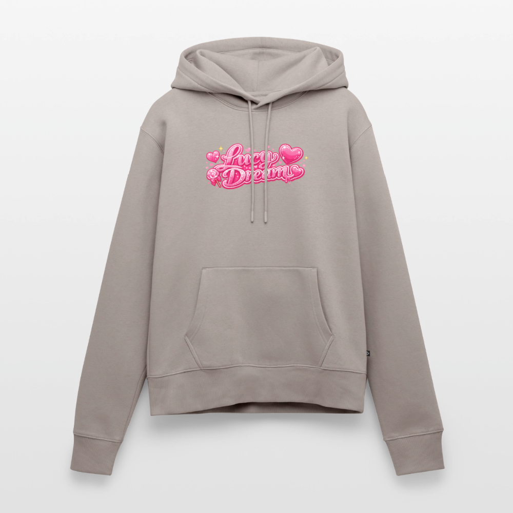 Lucy Dream Premium Fan Hoodie für Damen (Nachhaltig) - taupe