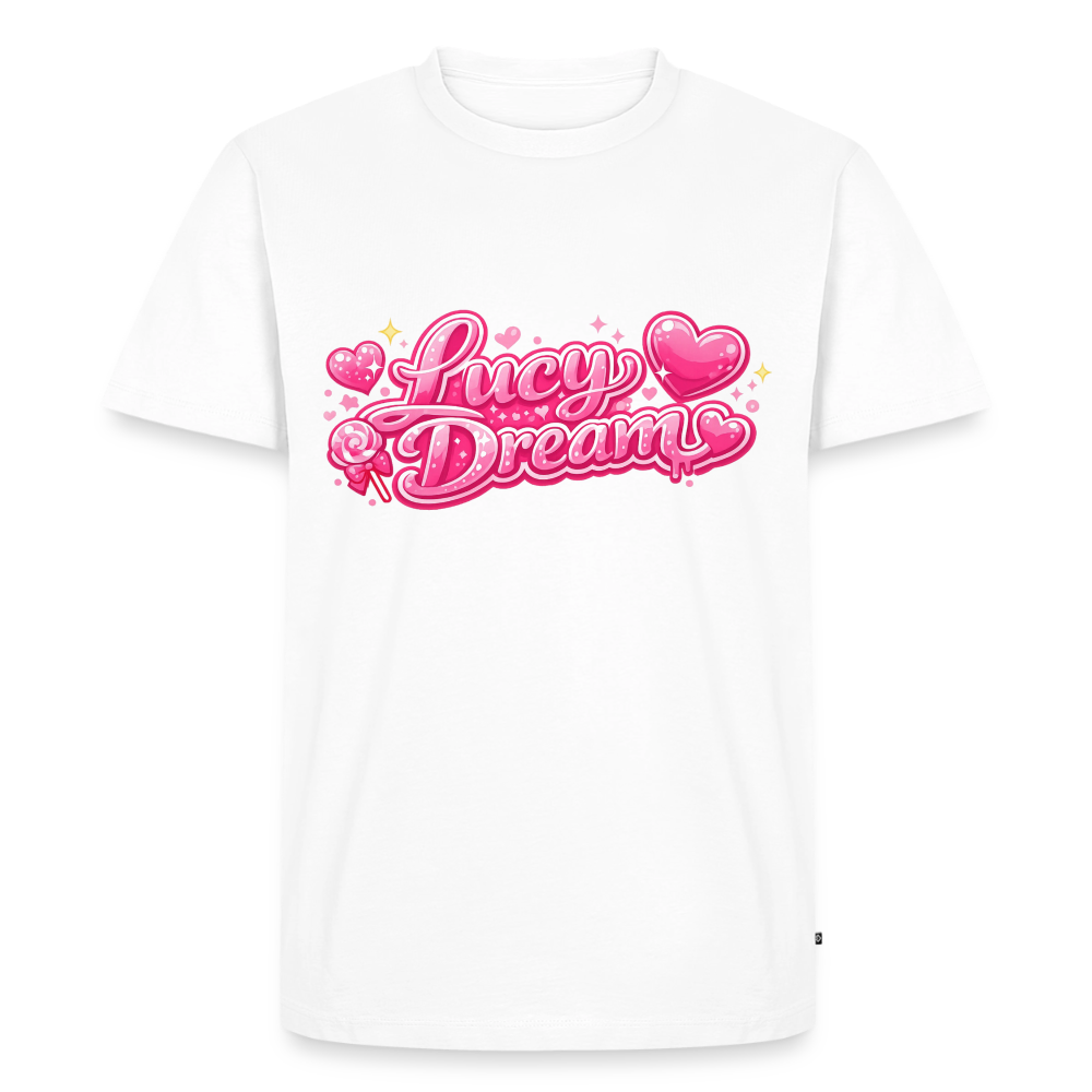 Lucy Dream Fan T-Shirt für Herren (Classic Fit) - weiß - white