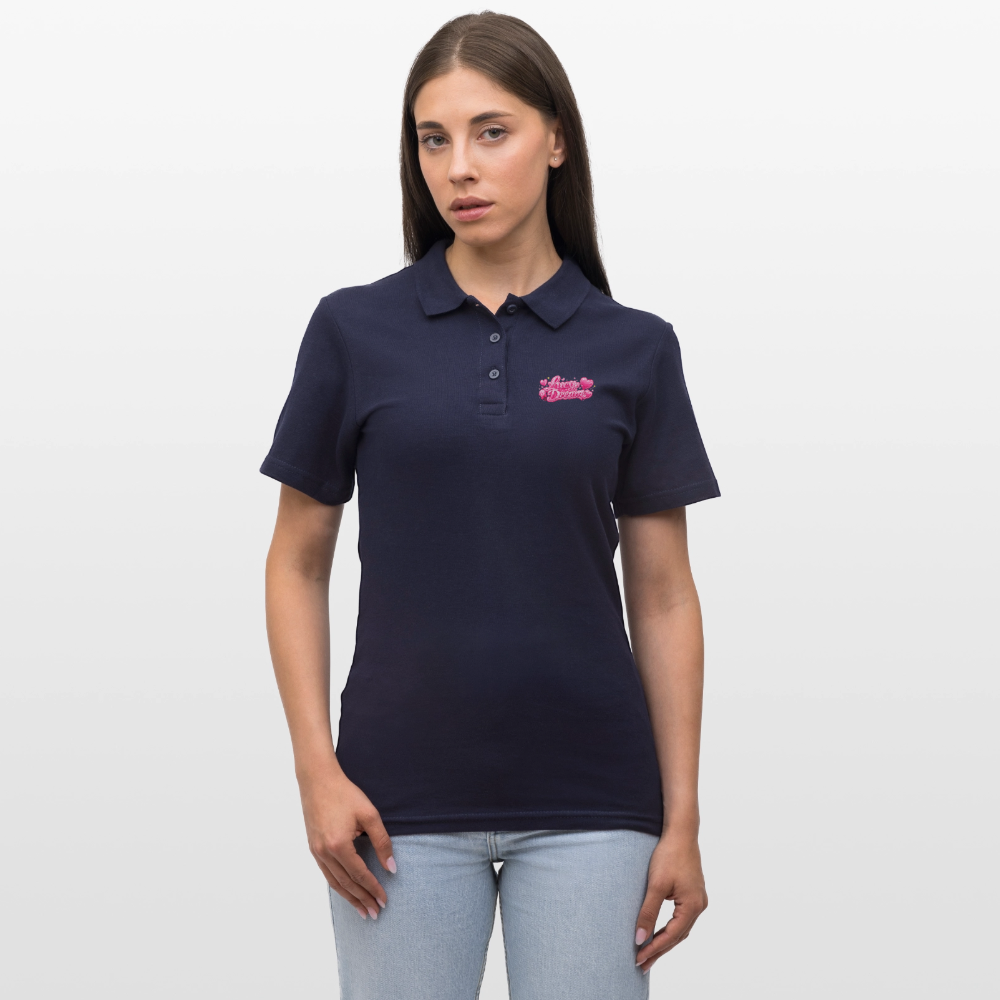 Lucy Dream Fan Polo-Shirt für Damen - navy