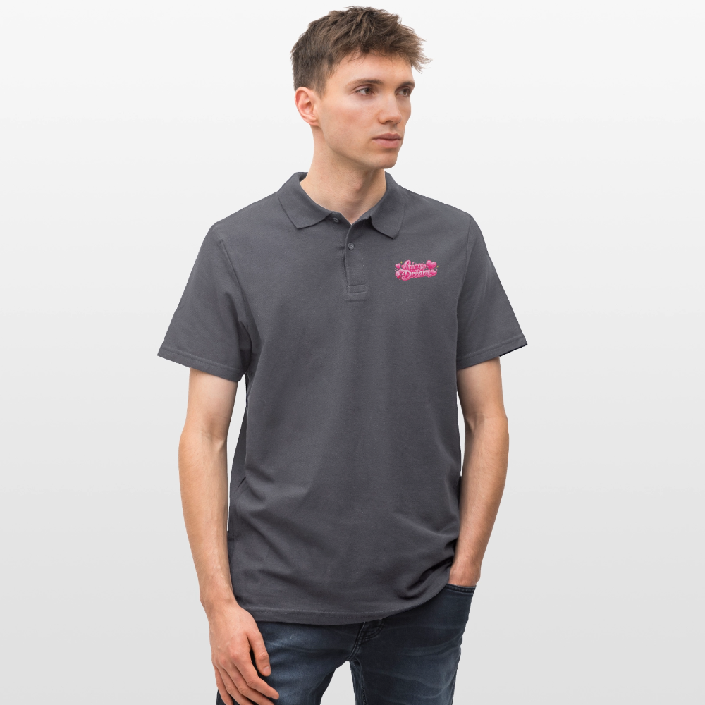 Lucy Dream Fan Polo-Shirt für Herren - charcoal grey
