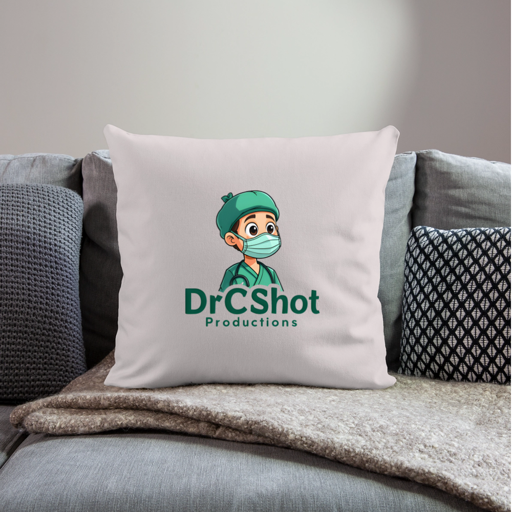 DrCShot Fan Kissenbezug (45x45 cm) - helles taupe - light taupe