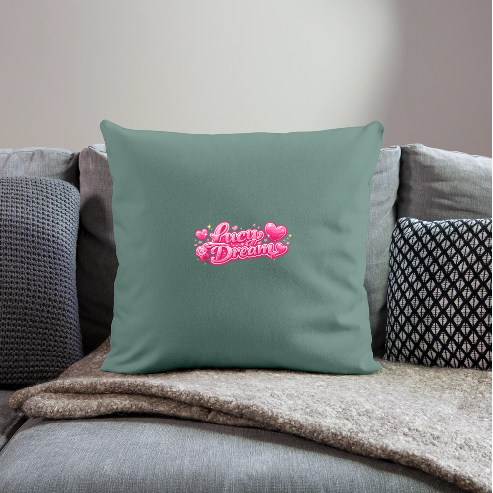 Lucy Dream Fan Kissenbezug (45x45 cm) - cypress green