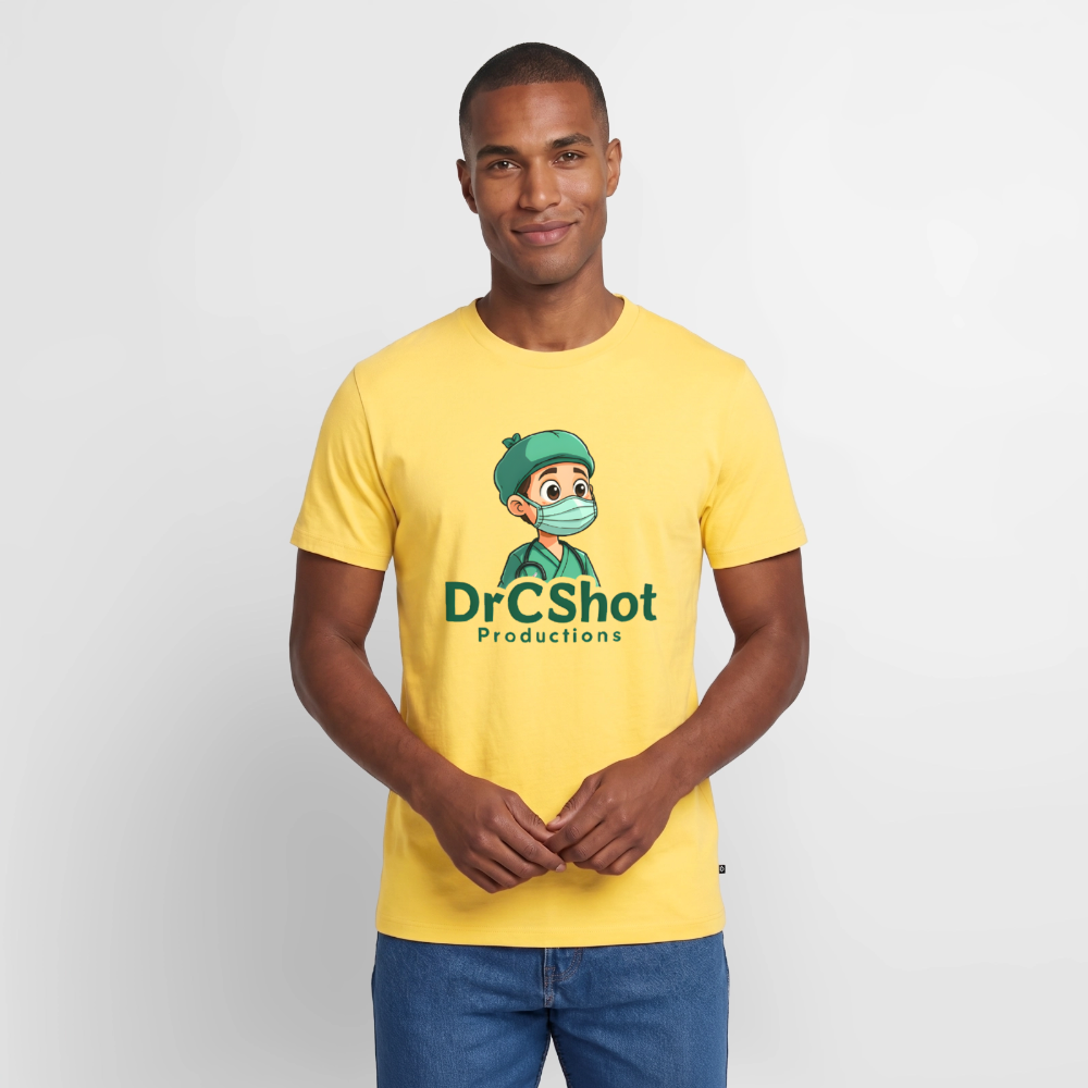 DrCShot Fan T-Shirt (Männer - Classic Fit) - gelb - sky yellow