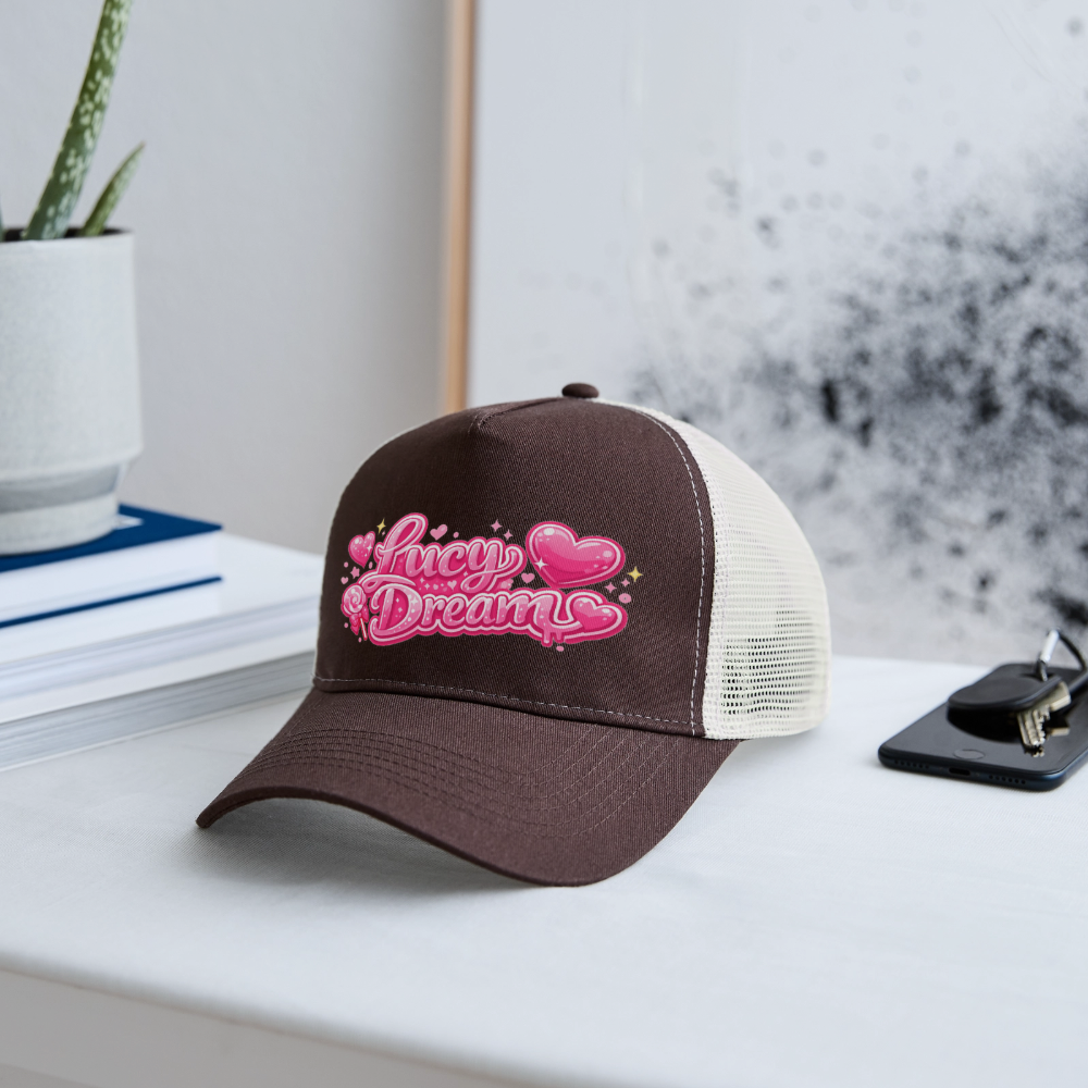 Lucy Dream Fan Trucker Cap - braun/beige - brown/beige