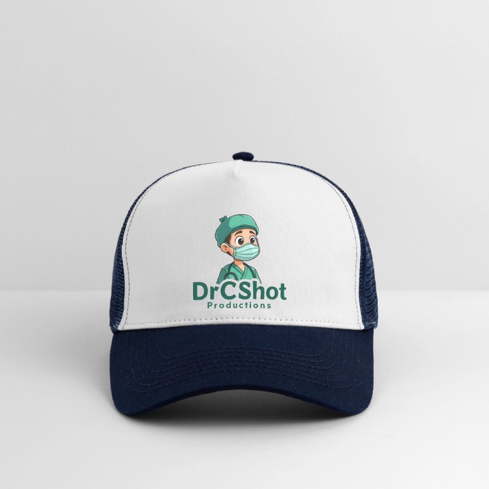 DrCShot Fan Trucker Cap - weiß/navy - white/navy