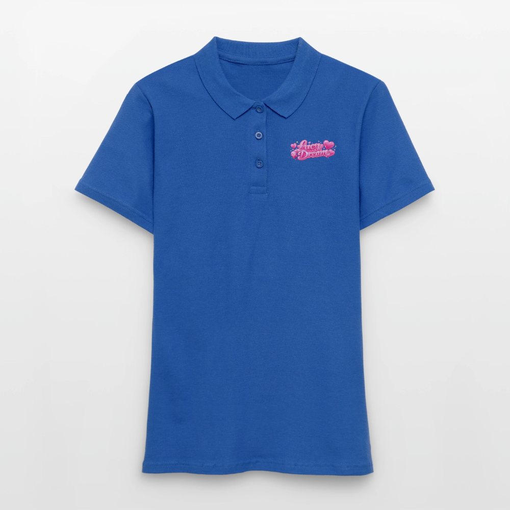 Lucy Dream Fan Polo-Shirt (Frauen) - royalblau - royal blue