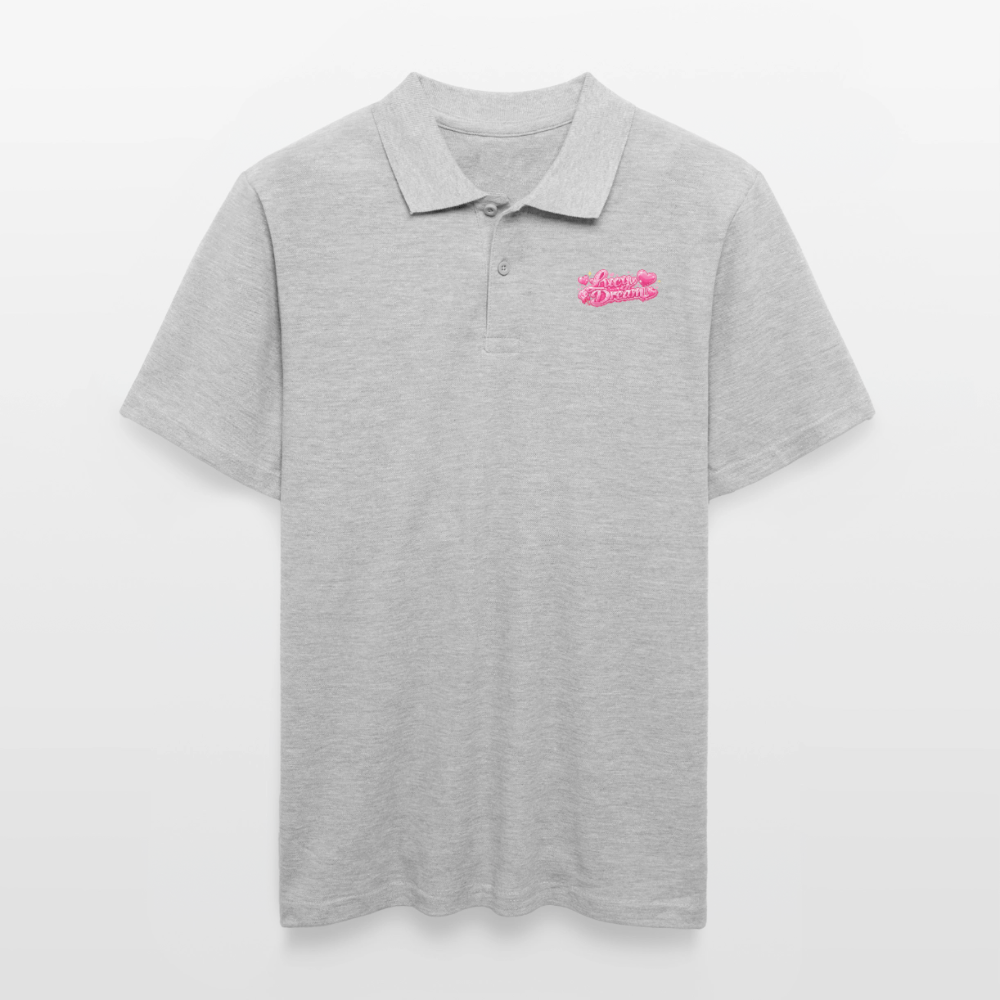 Lucy Dream Fan Polo-Shirt für Herren - heather grey
