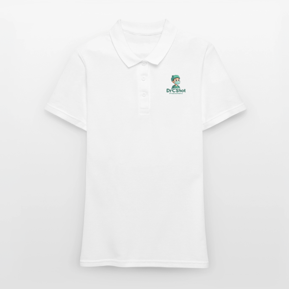 DrCShot Fan Polo-Shirt (Frauen) - weiß - white